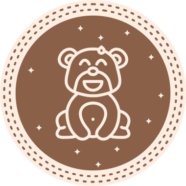 Yorgun Ayı Entelektüel Özel Arayüz Tasarım Elemanı