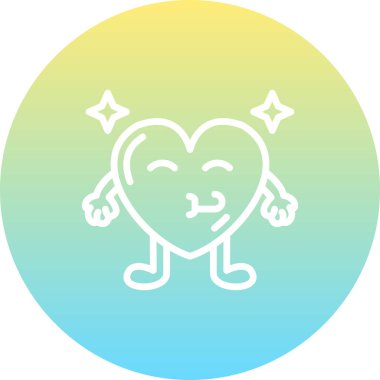 Kalp Dengeli Profesyonel Markalaşma Grafik Sembolünü Kutlarım