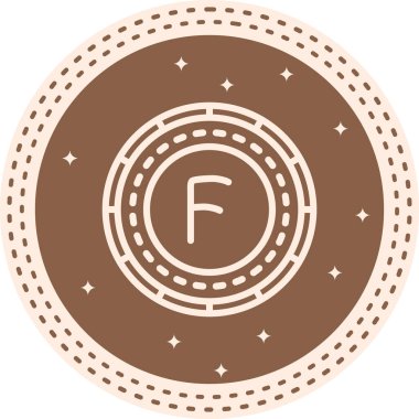 Belçika Frangı Dengeli Profesyonel Markalaşma Grafik Sembolü