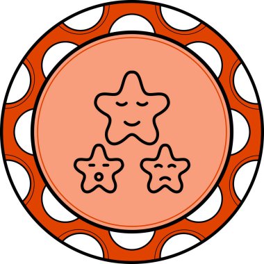 Basit geribildirim simgesi vektör çizimi