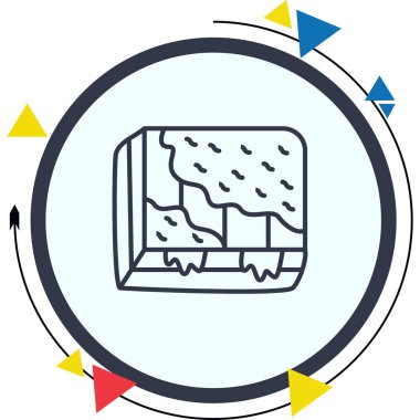 Çocuk oyuncağı. Web simgesi basit illüstrasyon