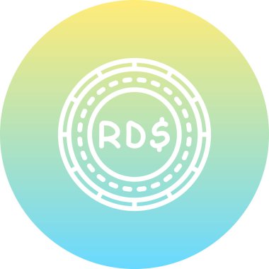 Dominica Para Yaratıcı Modern Düz Vektör Tasarımı