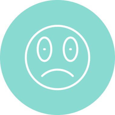 Çizgi film karalama simgesi web işareti, beyaz arkaplanda izole edilmiş emoji simgesi