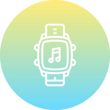 Akıllı Saat Müzik Stili Düz Kullanıcı Arayüzü Özelliği