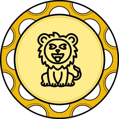 Aslan Dili Modern Dijital Sanat Nesnesi