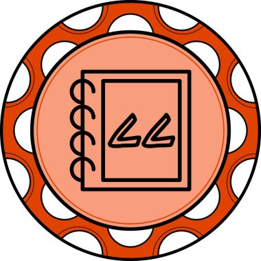 Yetmiş yedi Web simgesi vektör illüstrasyonu