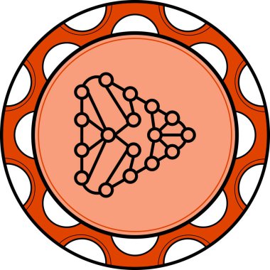 Recurrent Neural Network Distinct Minimal Branding Vector Asset