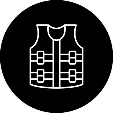 Yelek Minimum Düz Kullanıcı Deneyimi Sembolü