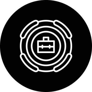 Evrak Çantası Yüksek Kaliteli Ölçeklenebilir Vektör İllüstrasyonu