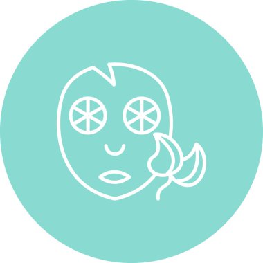 Sayfa Maskesi Web simgesi vektör çizimi