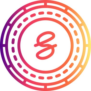 Özbekistan Madeni Para Yüksek Çözünürlüklü Vektör Düzeni