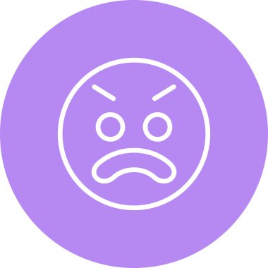 emoji simgesi, web kullanımı için basit tasarım vektör çizimi