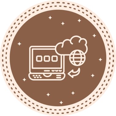 Bulut Hesaplama Platformu Yenilikçi Modern Yaratıcı Grafik Özelliği