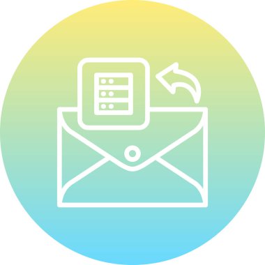 E- posta Veritabanı Dinamik Modern Yaratıcı Vektör Varlığı