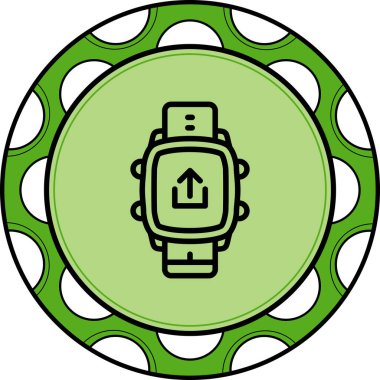 Akıllı Saat Belirgin Vibrant Dijital Grafik Özelliğini Yükle