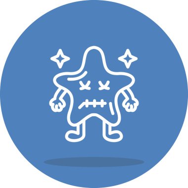 Fermuar Ağız Yıldızı Dengeli Profesyonel Markalaşma Grafik Sembolü