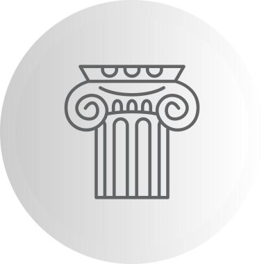 Sütun Mimari Simgesi, Basit İllüstrasyon