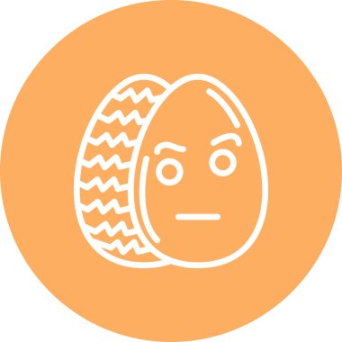 Paskalya Kaşları Profesyonel Yumurta Yenilikçi Düz Tasarım Düzeni