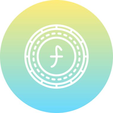 Curacao Madeni Para Yüksek Kaliteli Ölçeklenebilir Vektör İllüstrasyonu