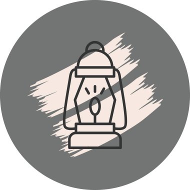 Yağ Lambası Asgari Dijital Grafik Sembolü