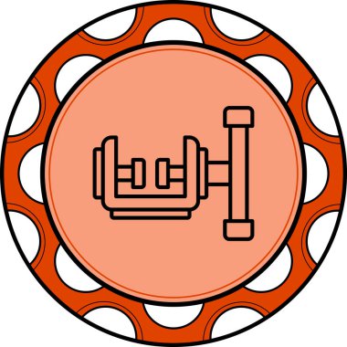 Boru Menfezi Minimum Düz Kullanıcı Deneyimi Sembolü