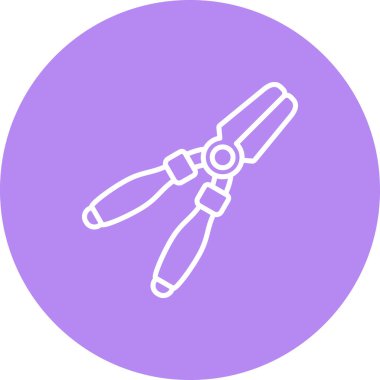 Kerpeten simgesi, vektör illüstrasyonu basit tasarım