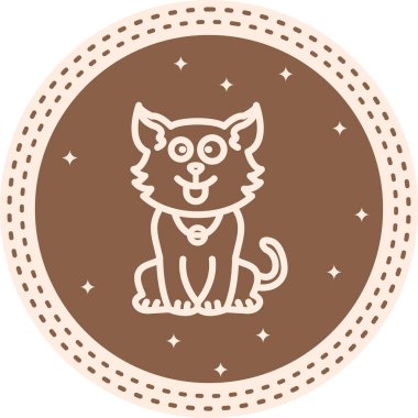 Aptal Kedi Yaratıcı Yüksek Çözünürlüklü Grafik Elementi