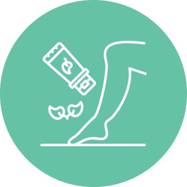 Foot Cream Distinct Minimal Branding Vector Asset