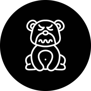 Tiksinmiş Ayı Sofistike Temiz Ürün Grafik Şekli