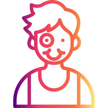 boy avatar icon, vector illustration simple design