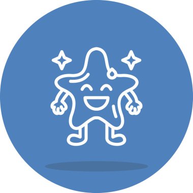 Yorgun Yıldız Biçimli Markalaştırma Vektörü Özelliği