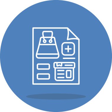 İstek Listesi web simgesi vektör illüstrasyonuna ekle