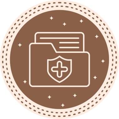 Klasör web simge vektör çizim