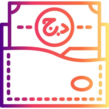 Cezayir Cüzdanı Yaratıcı İşlevsel Web Grafik Sembolü.