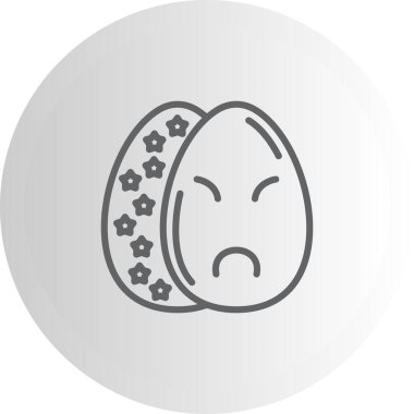 Paskalya Üzüntüsü Yumurta Dinamik Yaratıcı Dijital Grafik ŞekliName