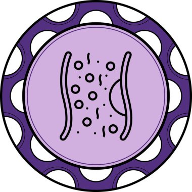 Kolesterol Biçimli Özel Vektör Tasarım Varlığı
