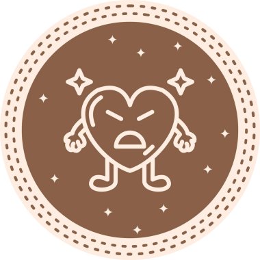 Azimli Kalp Premium Zarif Dijital Tasarım Sembolü