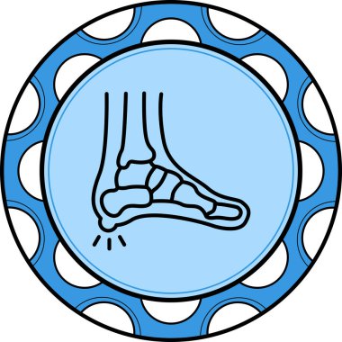 Plantar Fasciitis, kemik yapısına sahip uygulama simgesi