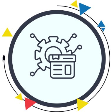 ürün web simgesi vektör illüstrasyonu