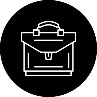 Evrak Çantası'nı web simge vektör çizim