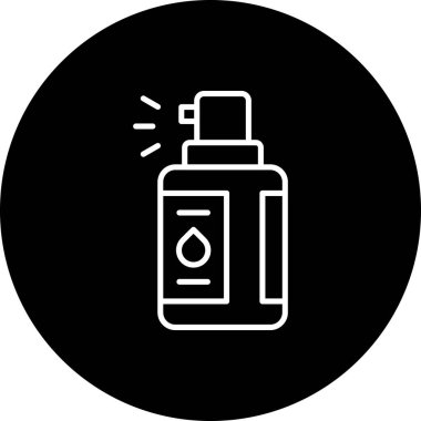 Skin Toner Simgesi, Basit İllüstrasyon