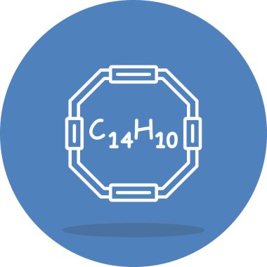 Fenanthren molekülünün kimyasal yapısı, web simgesi