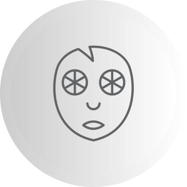 Yüz Maskesi Simgesi, Basit Resim