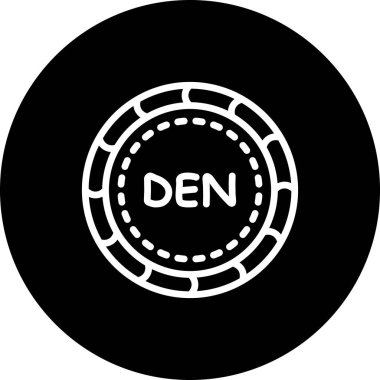 Makedonya madeni para simgesi, para birimi sembolü