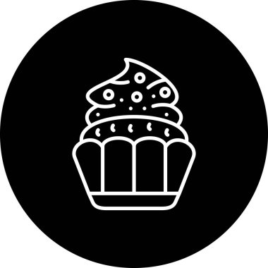 Çörek. Web simgesi basit illüstrasyon