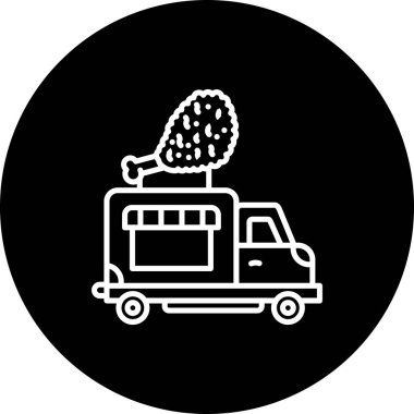 Çıtır Kamyon Üst Düzey Temiz Dijital Sanat Düzenlemesi