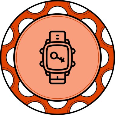 Akıllı Saat Anahtarı Modern Dijital Sanat Özelliği