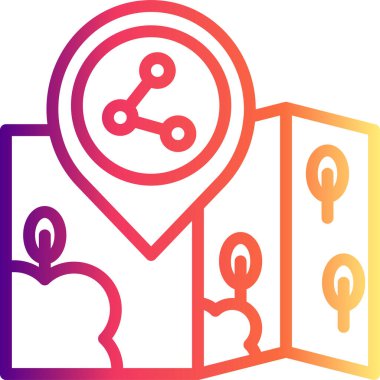 Web simge vektör çizim paylaşmak