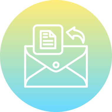 E- posta Dosyası Yüksek Çözünürlüklü Dinamik Tasarım Düzeni