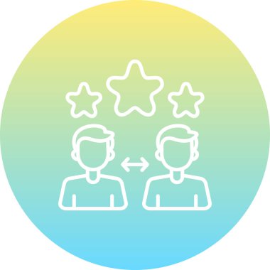 Paylaşımcı İncelemesi Asgari Yüksek Kalite Grafik Sembolü